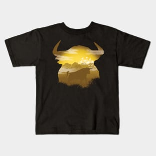 Taurus landscape Kids T-Shirt